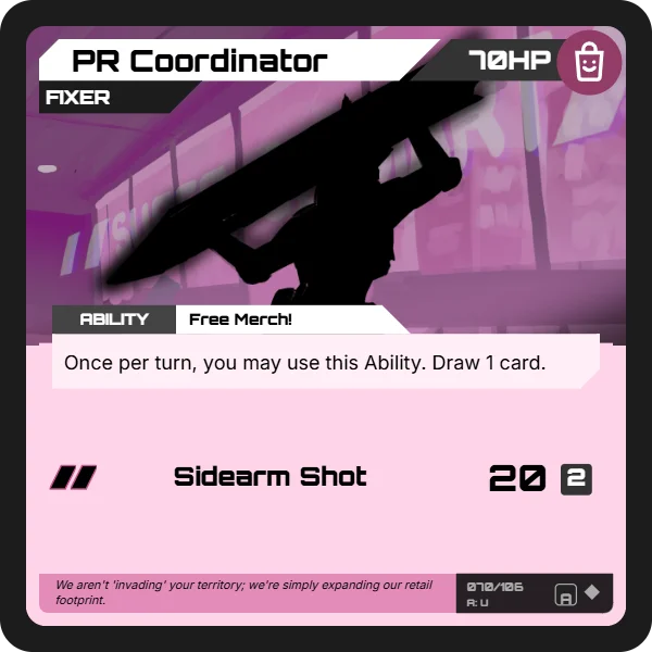 PR Coordinator - SuperGoMart - Unit card