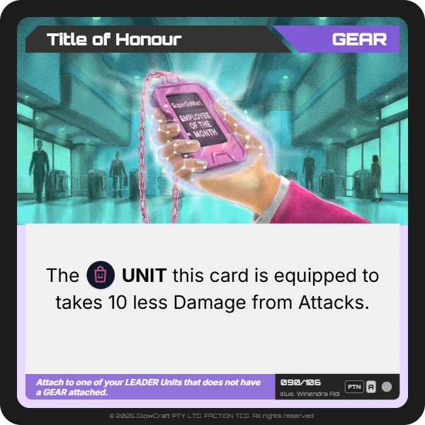 Title of Honour - SuperGoMart - Gear card