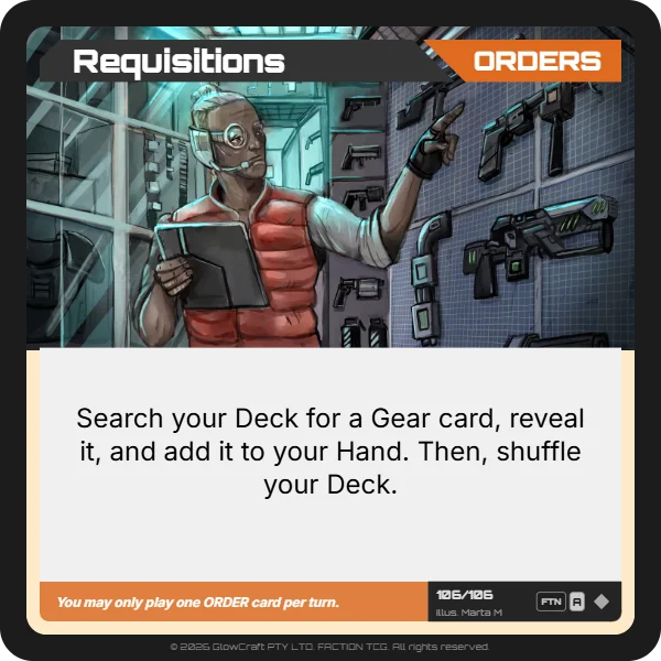 Requisitions - Neutral - Orders card