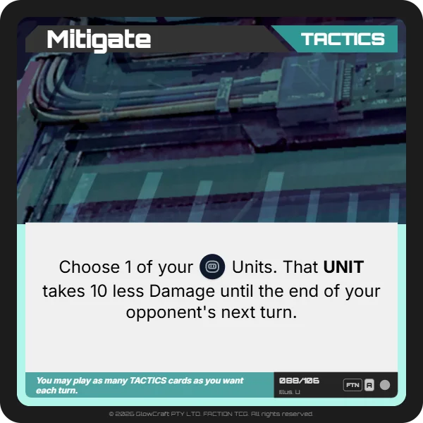 Mitigate - Android Collective - Tactics card