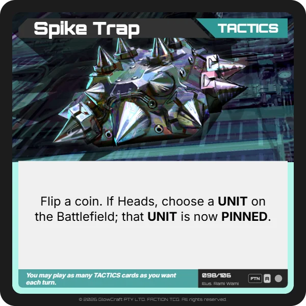 Spike Trap - Neutral - Tactics card
