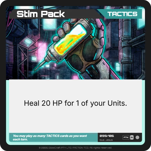 Stim Pack - Neutral - Tactics card
