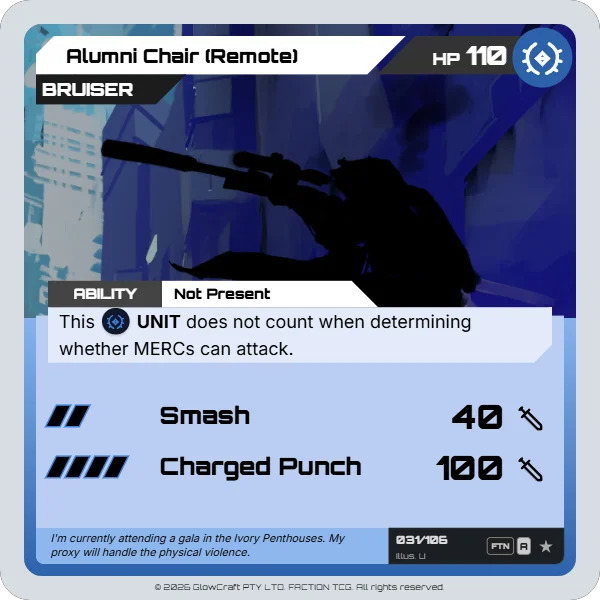 Alumni Chair (Remote) - The Alumni - Unit card