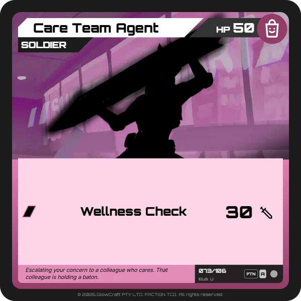 Care Team Agent - SuperGoMart - Unit card