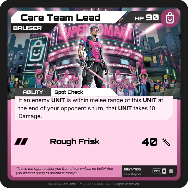 Care Team Lead - SuperGoMart - Unit card