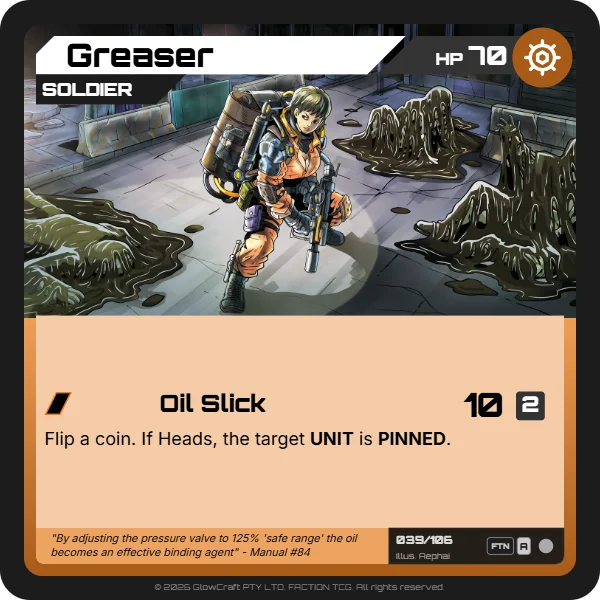 Greaser - Scrappers - Unit card