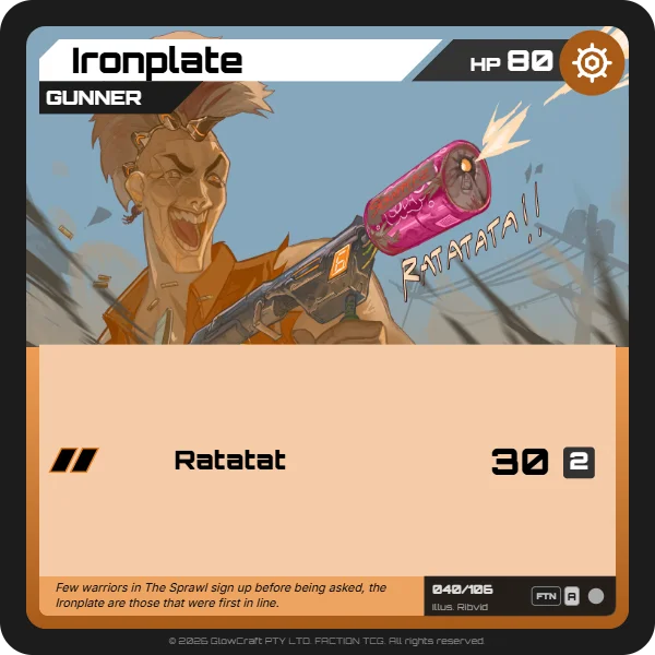 Ironplate - Scrappers - Unit card