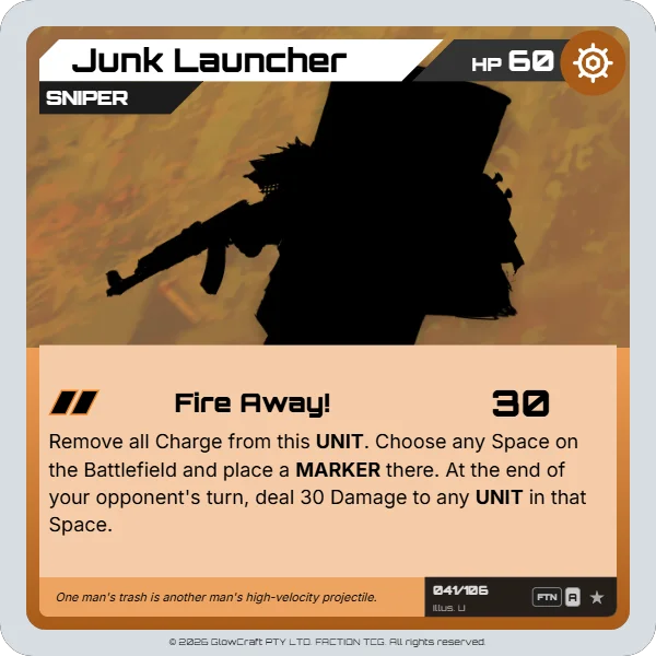 Junk Launcher - Scrappers - Unit card