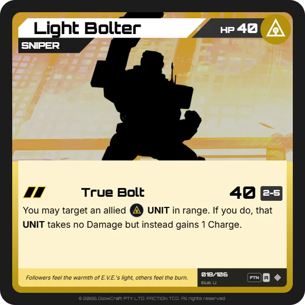 Light Bolter - The F.O.L.D - Unit card