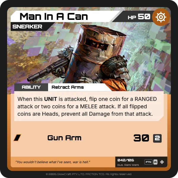 Man In A Can - Scrappers - Unit card