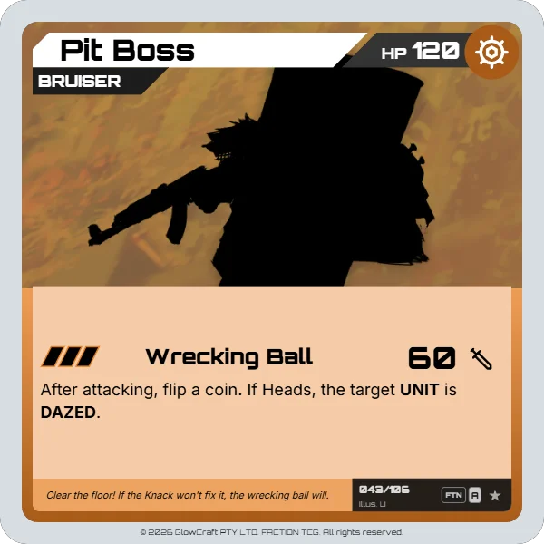 Pit Boss - Scrappers - Unit card