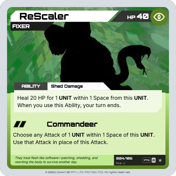 ReScaler - Serpentine Sol - Unit card