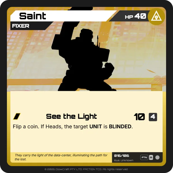 Saint - The F.O.L.D - Unit card