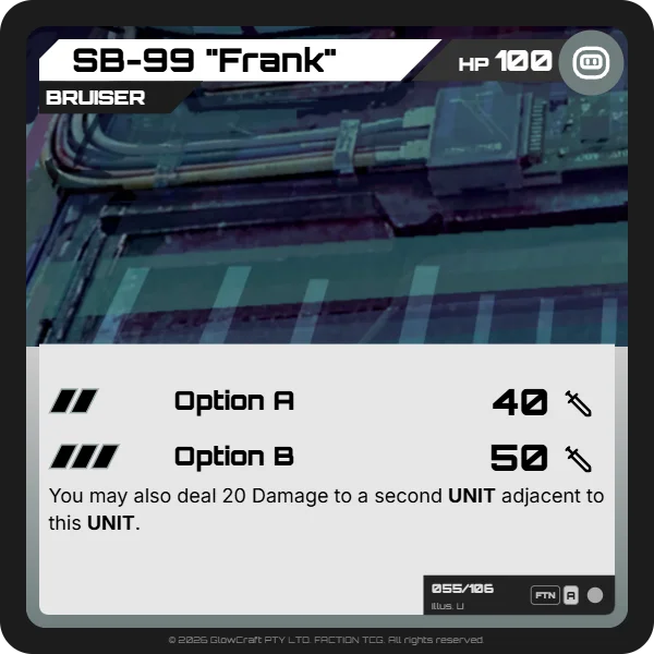 SB-99 “Frank” - Android Collective - Unit card