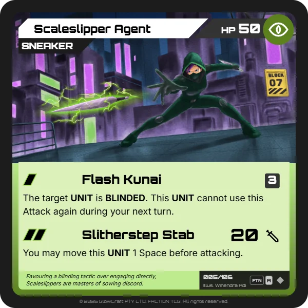 Scaleslipper Agent - Serpentine Sol - Unit card