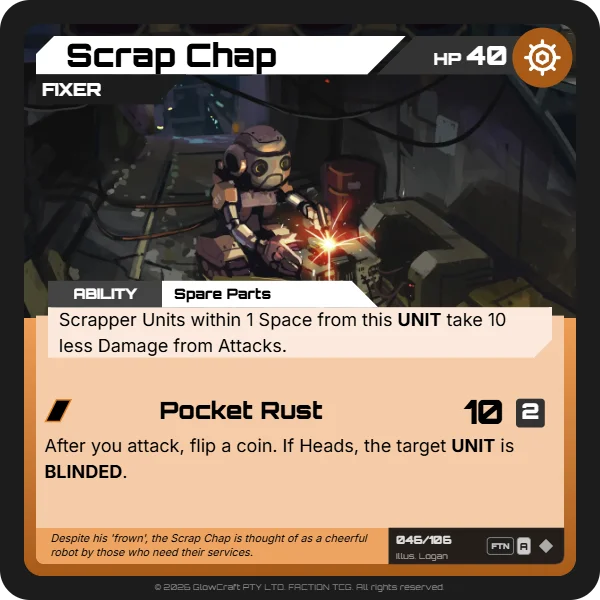 Scrap Chap - Scrappers - Unit card