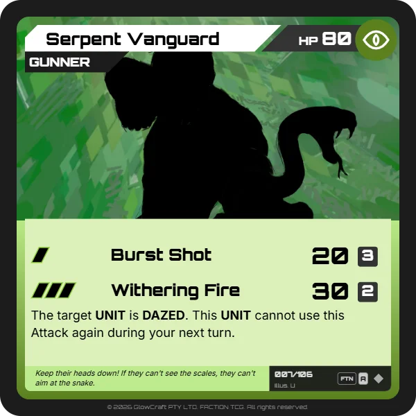 Serpent Vanguard - Serpentine Sol - Unit card