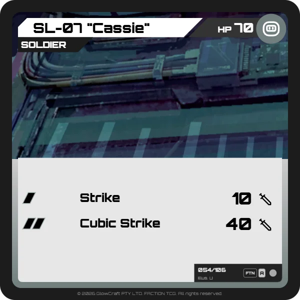 SL-07 “Cassie” - Android Collective - Unit card