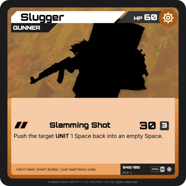 Slugger - Scrappers - Unit card