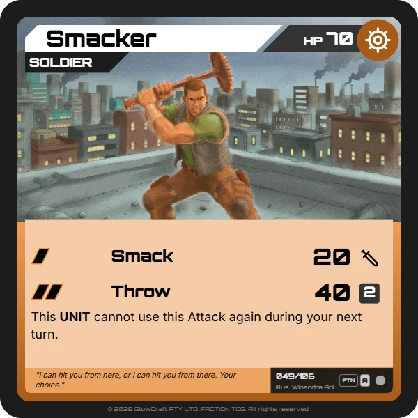Smacker - Scrappers - Unit card
