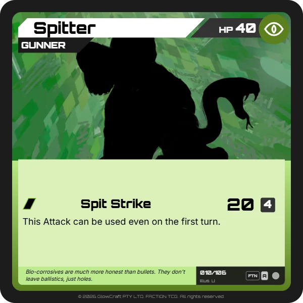 Spitter - Serpentine Sol - Unit card