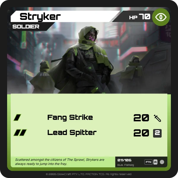 Stryker - Serpentine Sol - Unit card