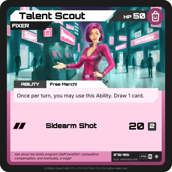 Talent Scout - SuperGoMart - Unit card