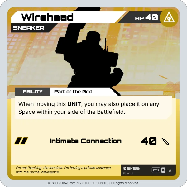 Wirehead - The F.O.L.D - Unit card